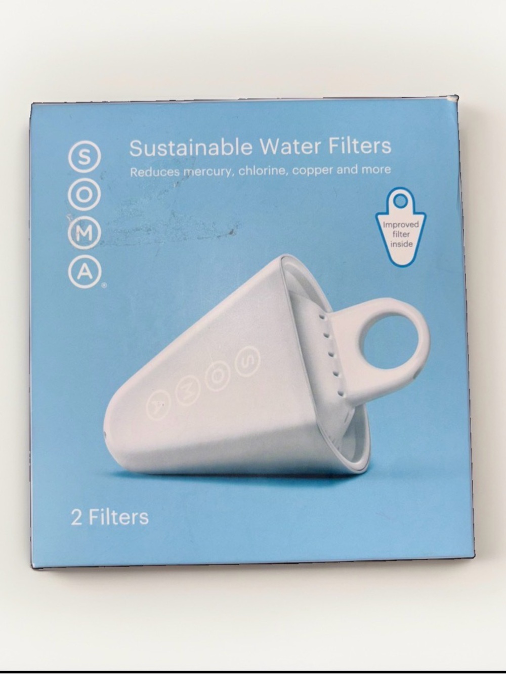 NEW SOMA Sustainable Water Filters Replacement 2-Pack